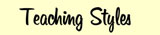 Homeschool Teaching Styles