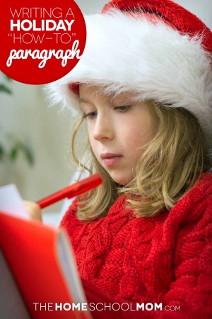 Holiday Paragraph Writing: Describe a Holiday-Themed Process