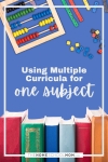 Using multiple curricula for one subject.