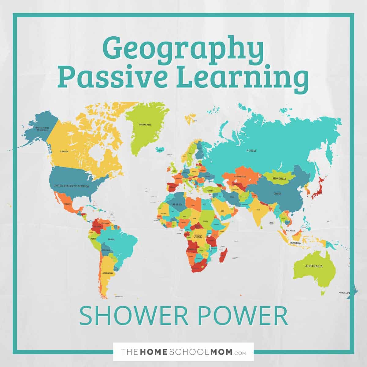 Geography passive learning: Shower power.