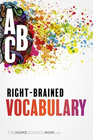 Right-brained vocabulary ideas