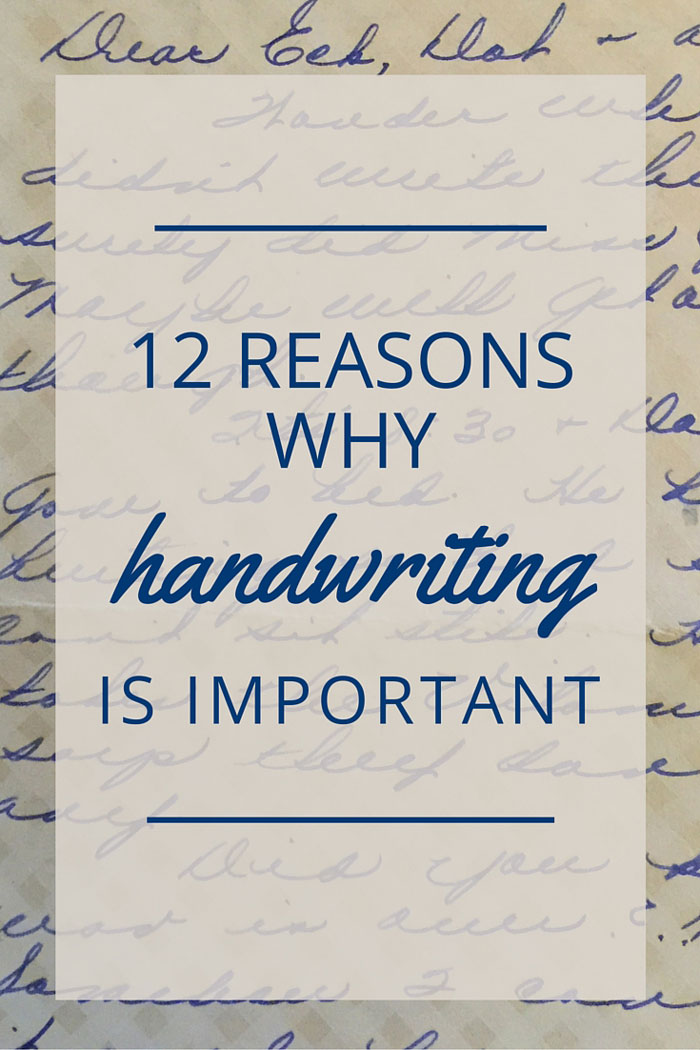 12 Reasons Why Handwriting Is Important 12 reasons why handwriting is important