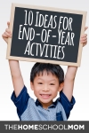 End of Year Homeschool Activities