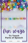 Fun Ways To Teach Parts of Speech.