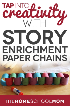 TheHomeSchoolMom Blog: Creative writing with story enrichment paper chains