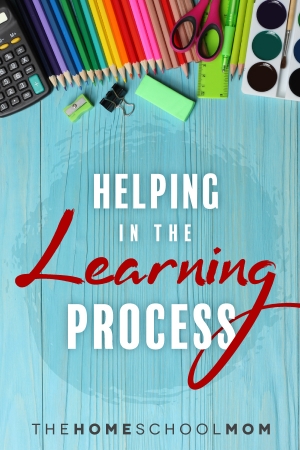 TheHomeSchoolMom Blog: Helping in the Learning Process