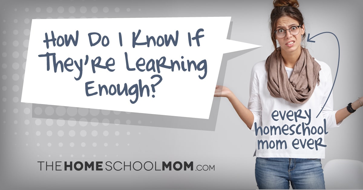Every Homeschool Mom Ever:: How Do I Know If I'm Doing Enough?