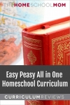 Globe and textbook with text Easy Peasy All in One Homeschool Curriculum