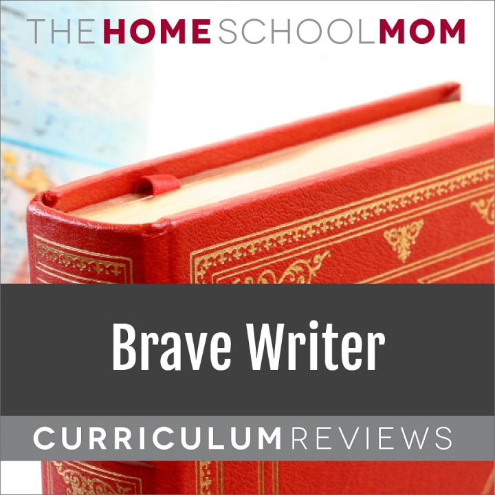 globe and book with text Brave Writer Curriculum Reviews - TheHomeSchoolMom.com