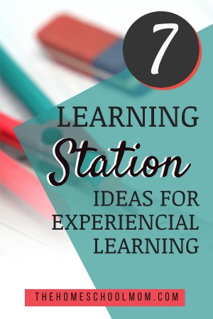 7 creative learning station ideas - thehomeschoolmom.com