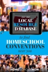 Use our local resource database to find homeschool conventions near you