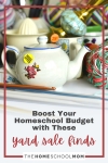 Boost Your Homeschool Budget With These Yard Sale Finds