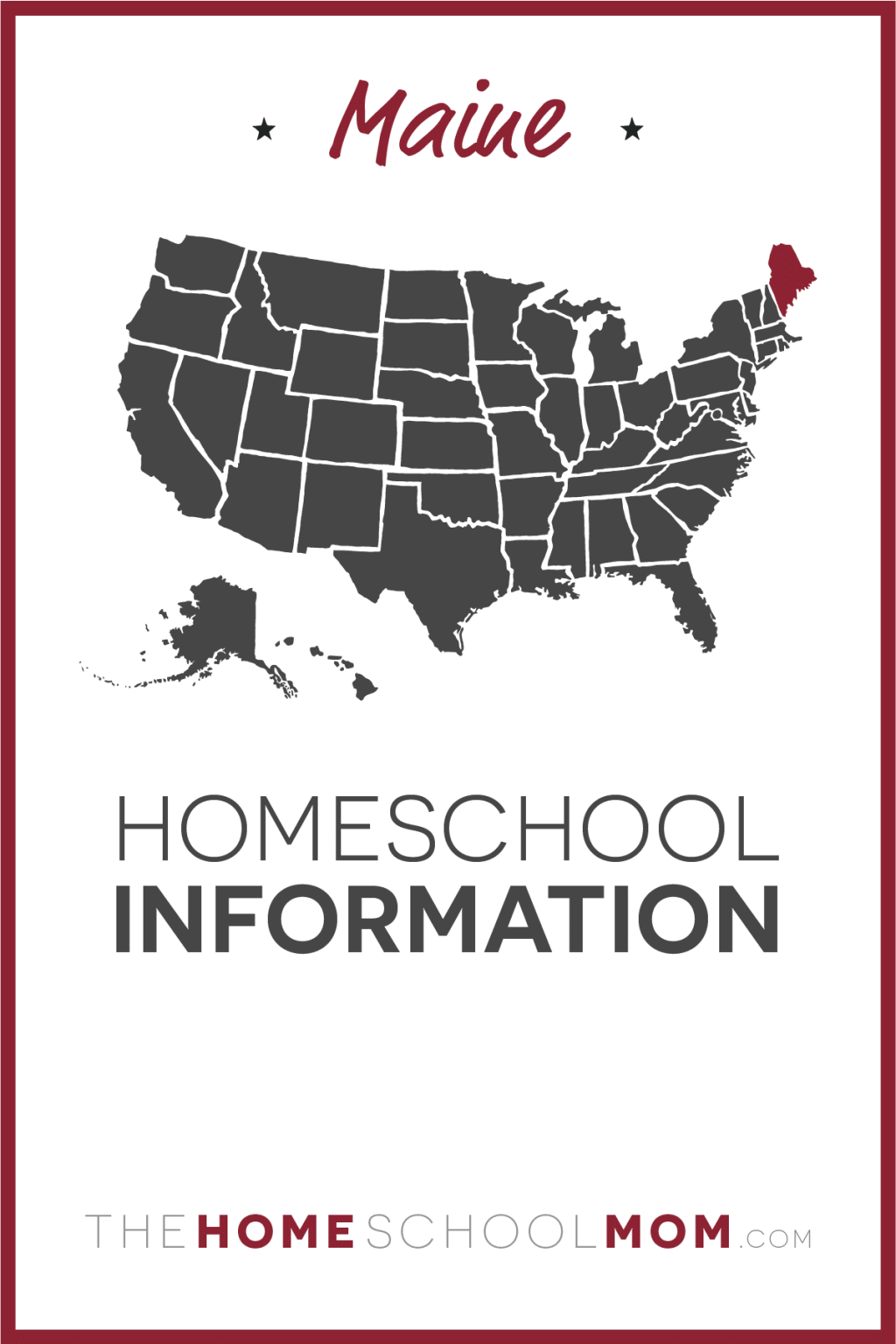 Homeschooling in Maine TheHomeSchoolMom