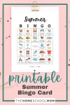 Printable: Summer Bucket List or Bingo Card