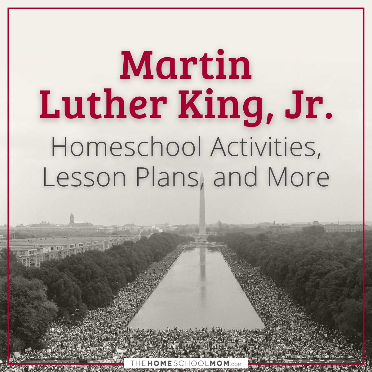 Martin Luther King, Jr. Homeschool Activities, Lesson Plans, and More