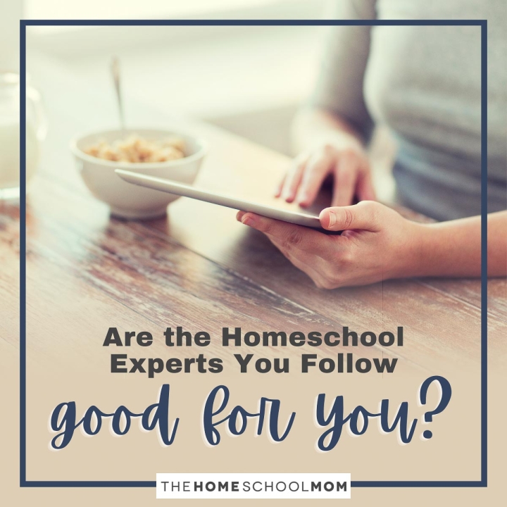 Are the Homeschool Experts You Follow Good for You?