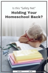 Is this safety net holding your homeschool back?