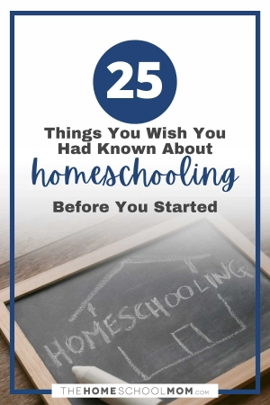 25 things you wish you knew about homeschooling before you started
