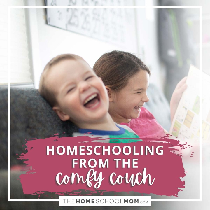 Homeschooling from the comfy couch