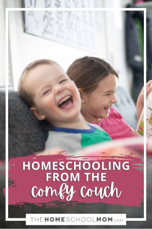 Homeschooling from the comfy couch