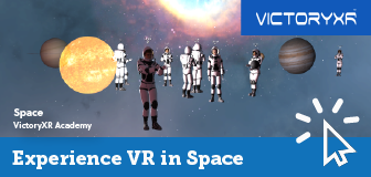Experience virtual reality in Space with Victory XR.