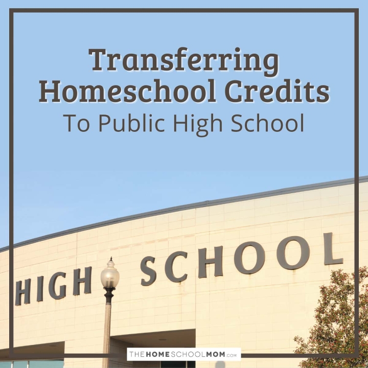 Transferring homeschool credits to public high school.