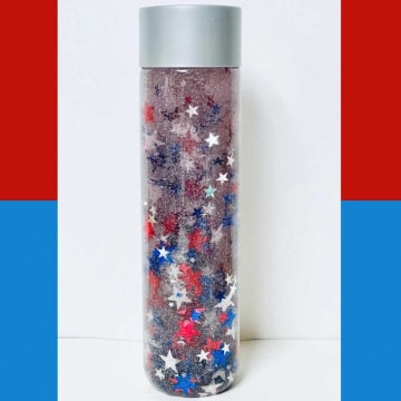 4th of July Sensory Bottle.