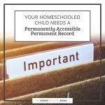 Permanently Accessible Homeschool Records