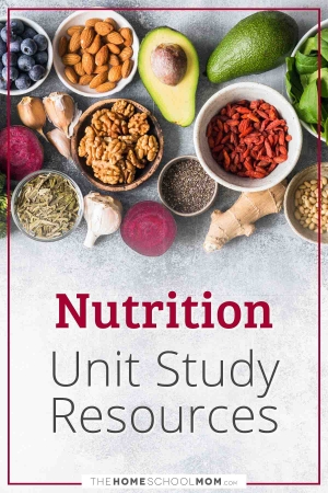 Nutrition Unit Study Resources.