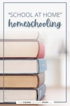 School at home homeschooling.