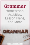 Grammar homeschool activities, lesson plans, and more.