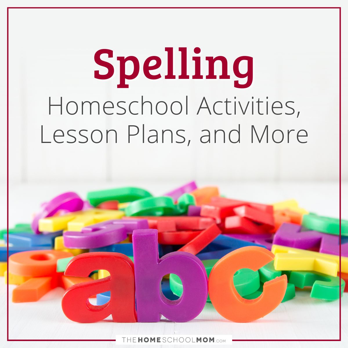 Spelling Homeschool activities, lesson plans, and more.