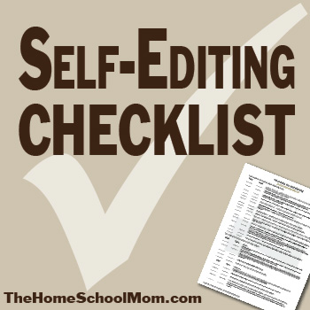 TheHomeSchoolMom: Self-Editing Checklist