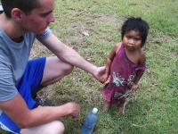 Jonathan with Honduran Girl Jonathan with Honduran Girl