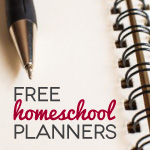 Free homeschool planners