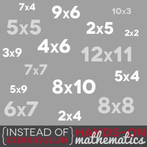 Instead of Curriculum: Hands-on Math