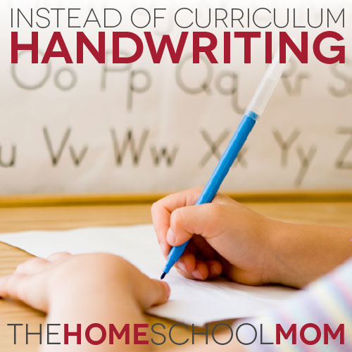Handwriting: What to use instead of curriculum