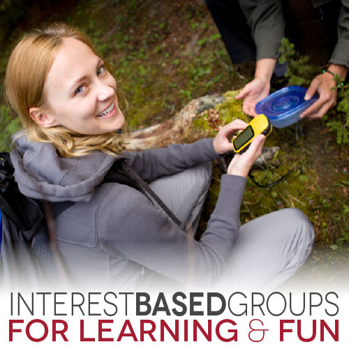 Interest-based groups for learning (& fun)