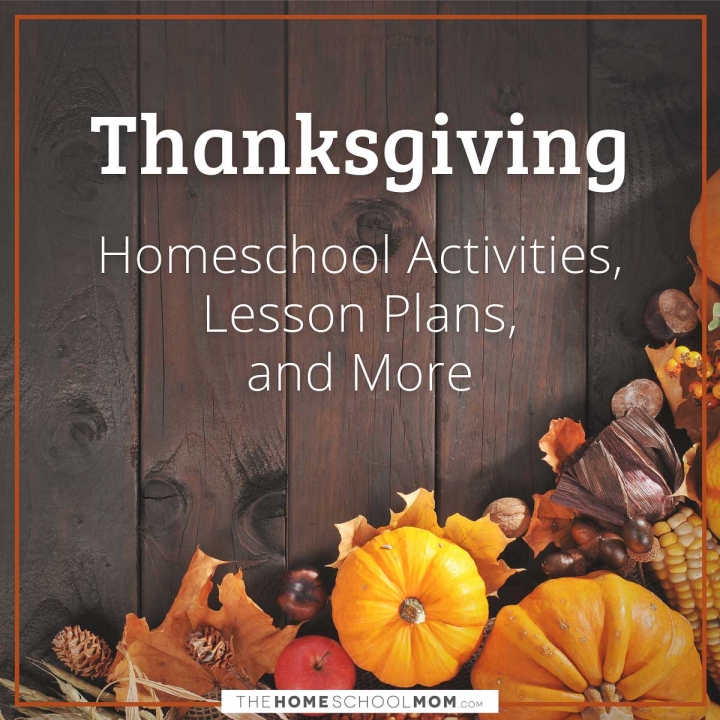 Homeschool resources about Thanksgiving